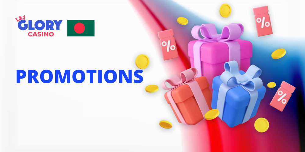 Bonuses and Promotions for Glory Casino Gamblers